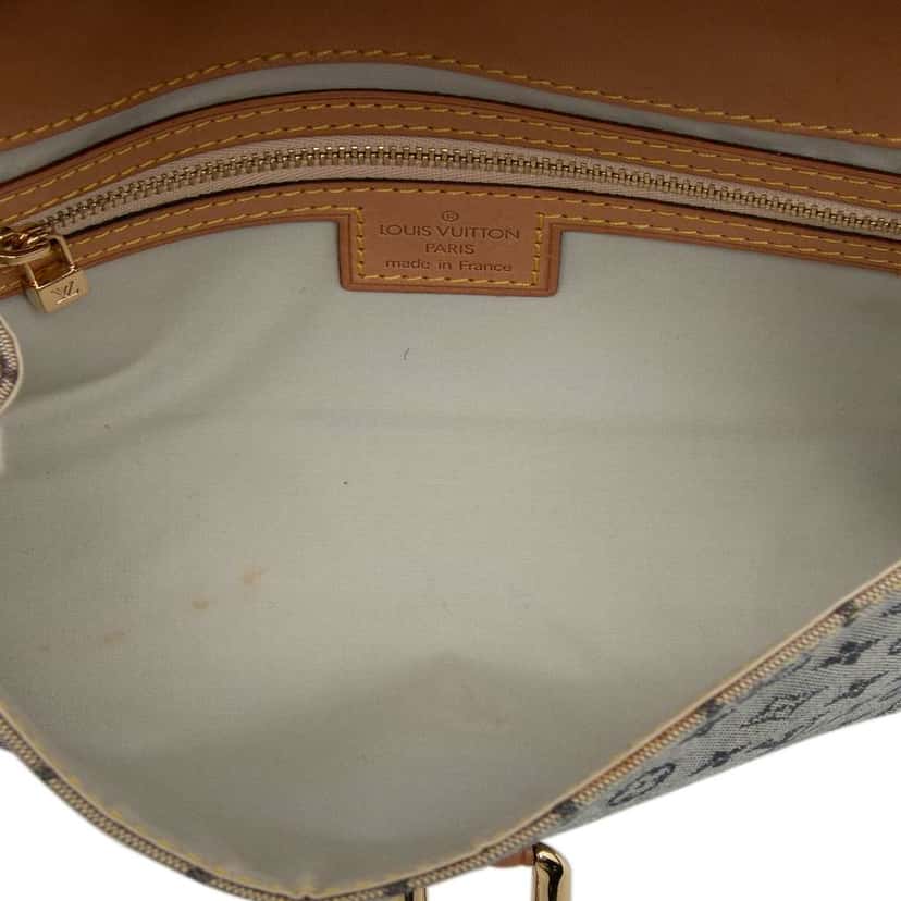 Louis Vuitton Monogram Mini Lin Camille Grey Cotton Good condition - Model View