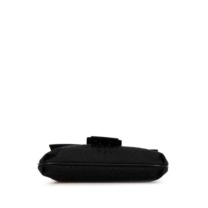 Fendi Zucchino Canvas Crossbody Black Canvas Very good condition - Inside View