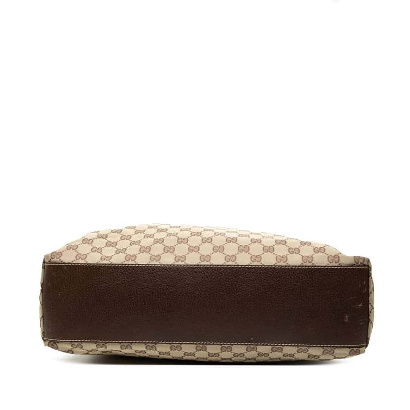 Gucci GG Canvas Web Vertical Tote Brown Canvas Good condition - Inside View