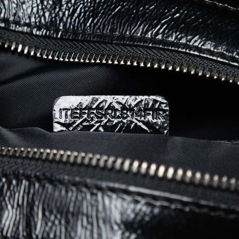 Burberry Medium Beat Check Nylon Lowry Satchel Grey Good condition - Box View