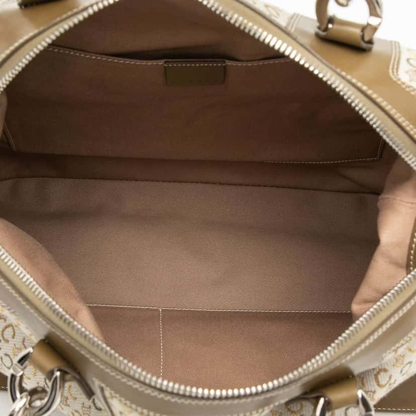 Celine C Macadam Canvas Handbag Brown Canvas Good condition - Model View