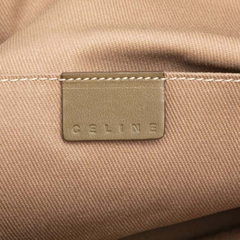 Celine C Macadam Canvas Handbag Brown Canvas Good condition - Box View