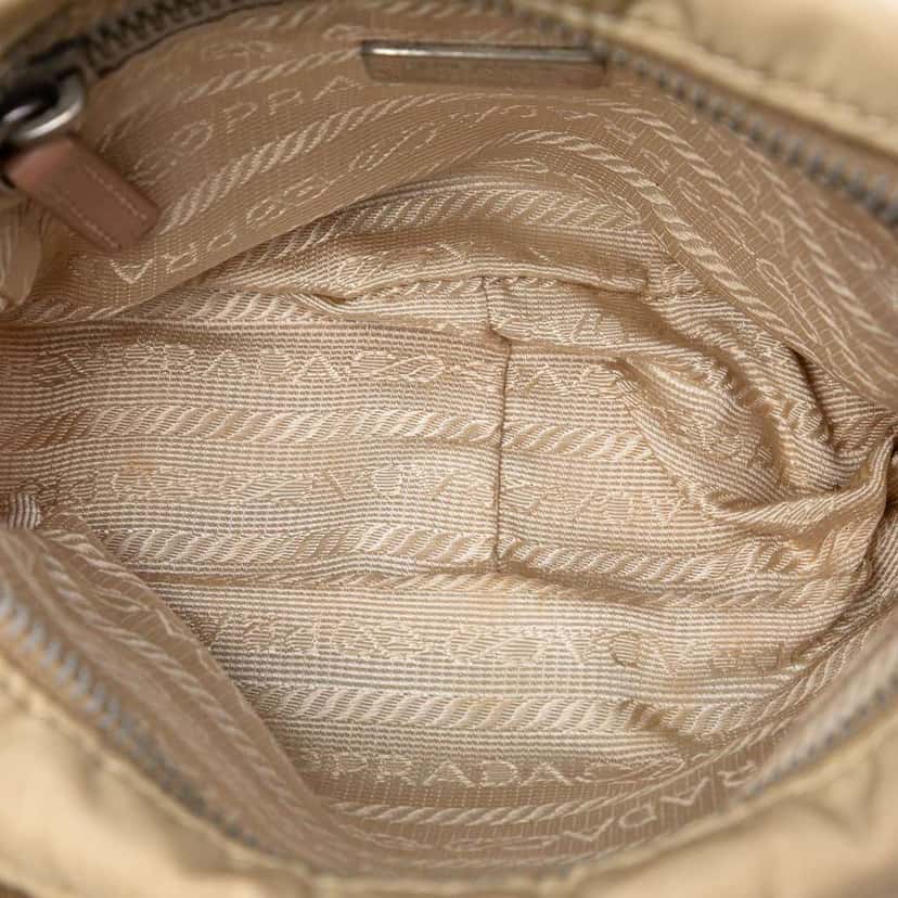 Prada Tessuto Shoulder Bag Brown Very good condition - Model View