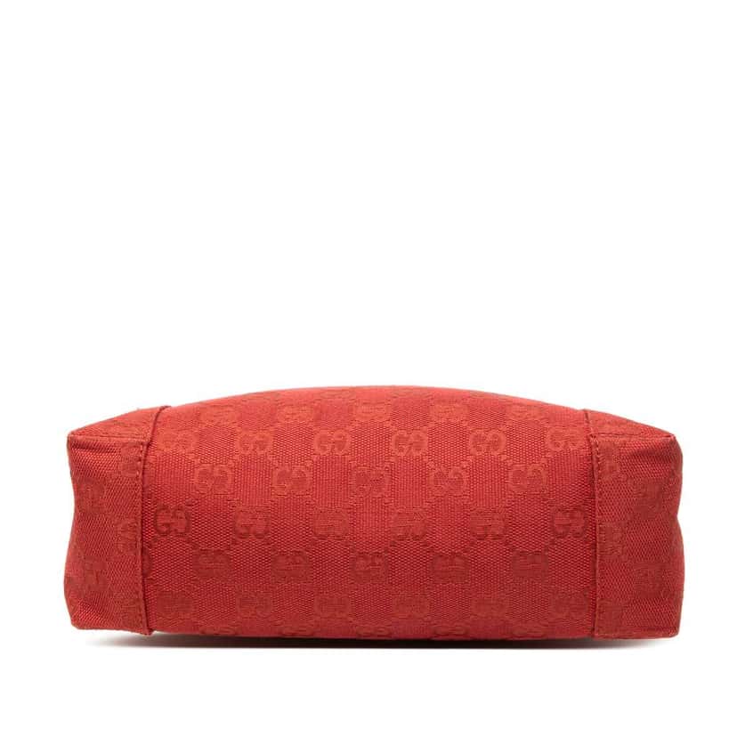 Gucci GG Canvas Shoulder Bag Red Canvas Good condition - Inside View