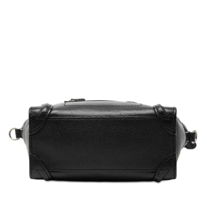 Celine Nano Leather Luggage Tote Black Leather Very good condition - Inside View
