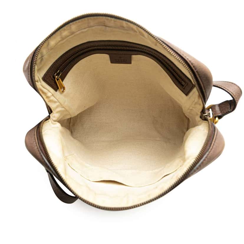 Gucci Medium GG Supreme Ophidia Crossbody Brown Canvas Good condition - Model View