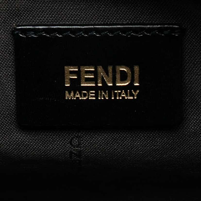 Fendi Zucca Canvas Boston Bag Black Canvas Good condition - Box View