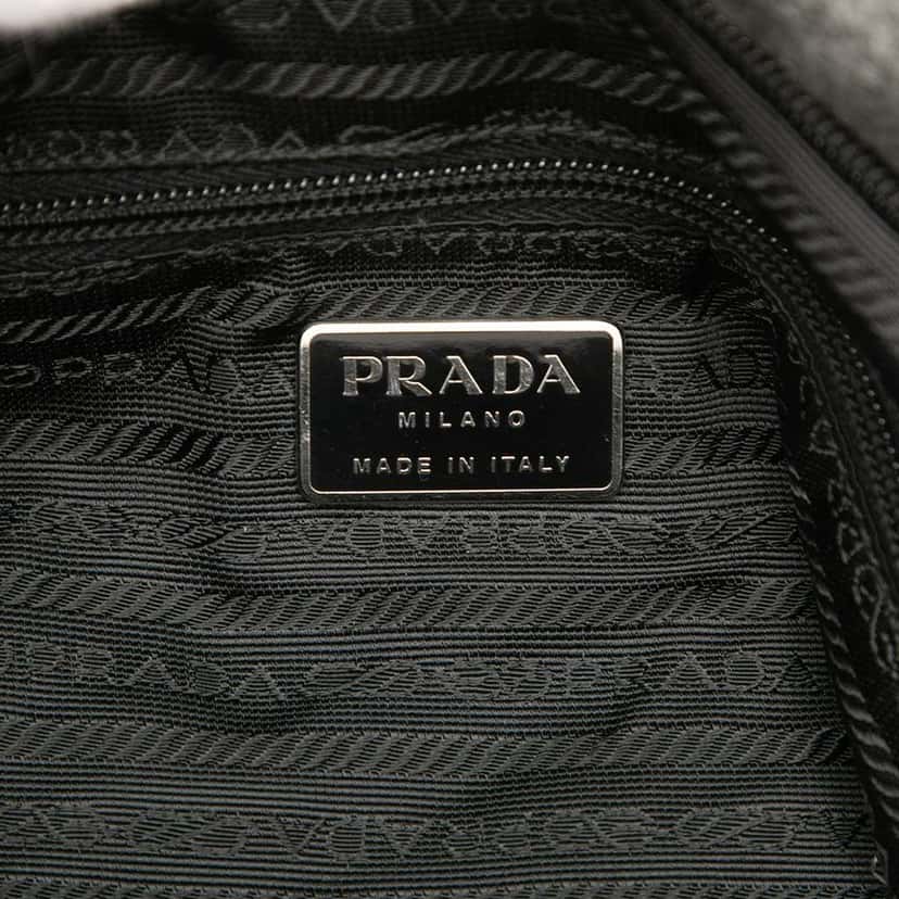 Prada Wool Crossbody Grey Wool Good condition - Box View