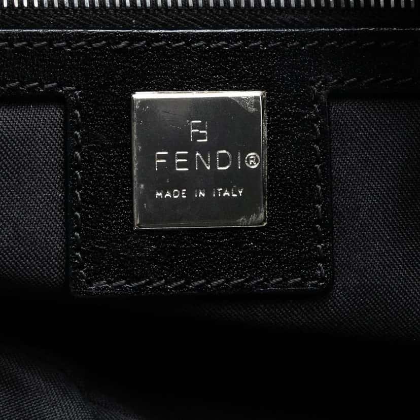 Fendi Zucca Canvas Tote Black Canvas Good condition - Box View