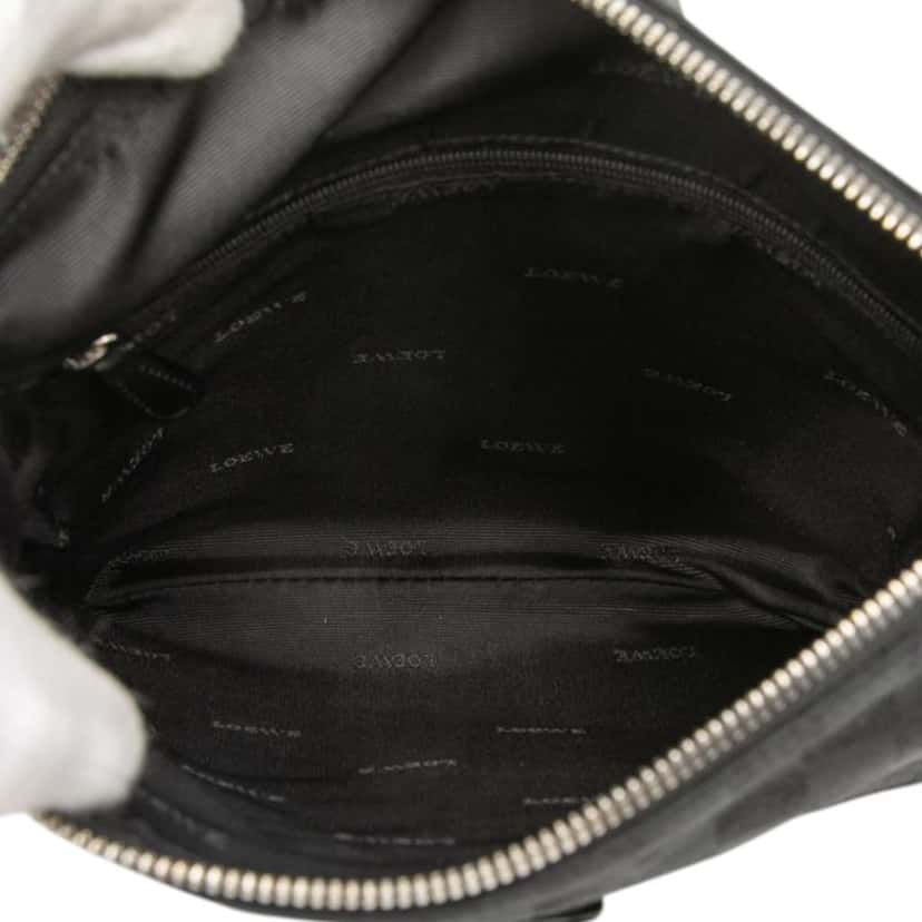 Loewe Anagram Canvas Crossbody Black Canvas Good condition - Model View