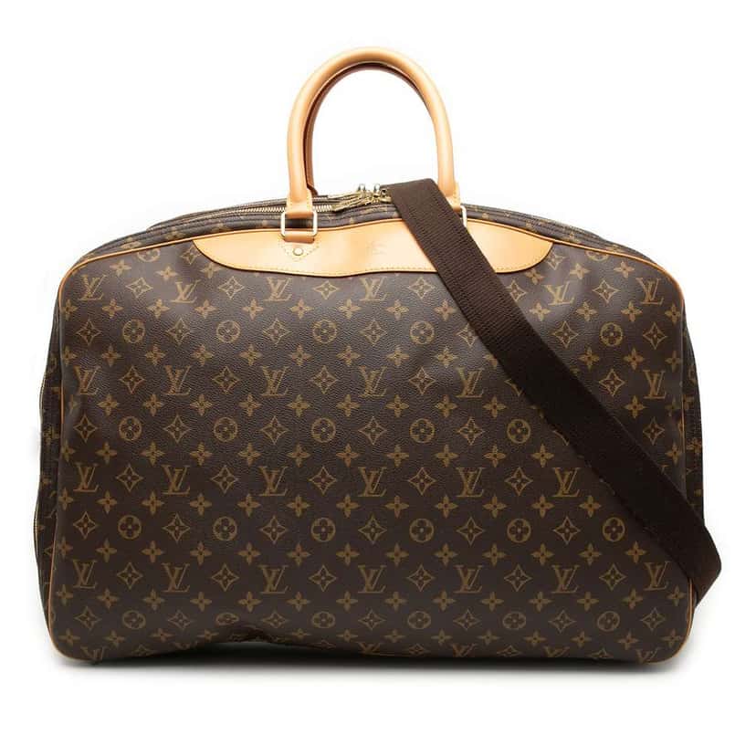 Louis Vuitton Monogram Alize 3 Poches Brown Good condition - Front View
