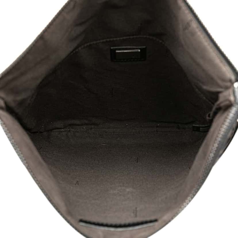 Fendi Zucchino Canvas Crossbody Black Canvas Good condition - Box View