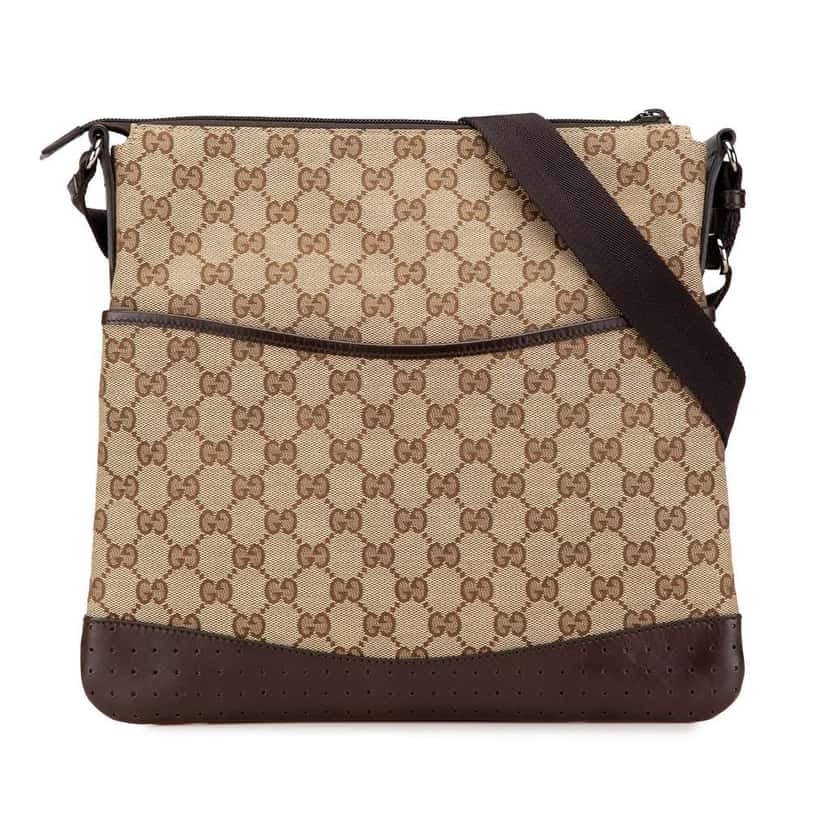 Gucci GG Canvas Crossbody Brown Canvas Good condition - Front View