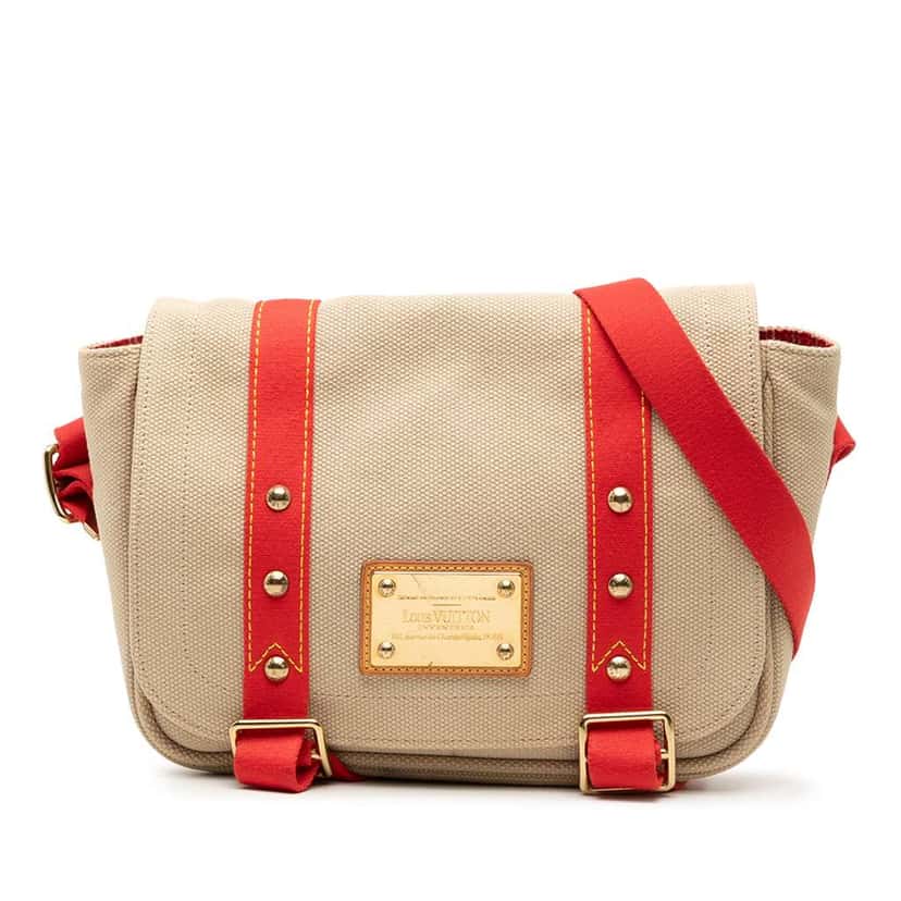 Louis Vuitton Antigua Besace PM Brown Canvas Very good condition - Front View