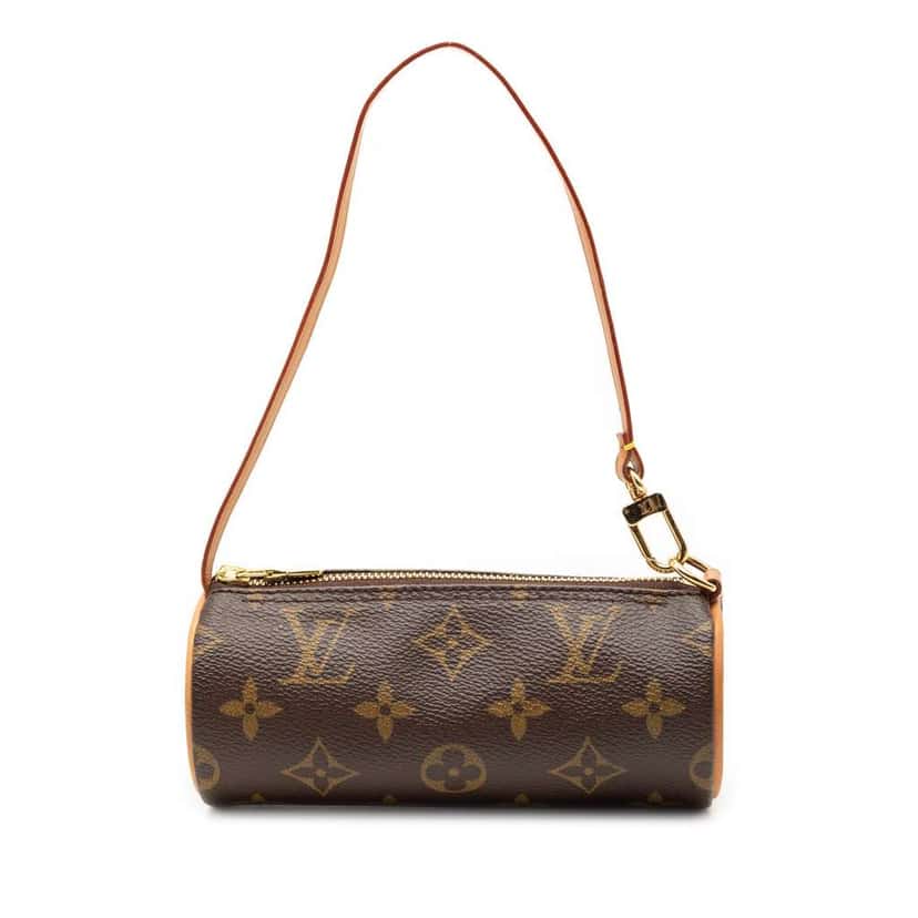 Louis Vuitton Monogram Papillon Pochette Brown Very good condition - Front View