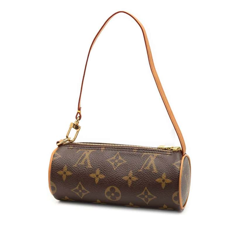 Louis Vuitton Monogram Papillon Pochette Brown Very good condition - Back View