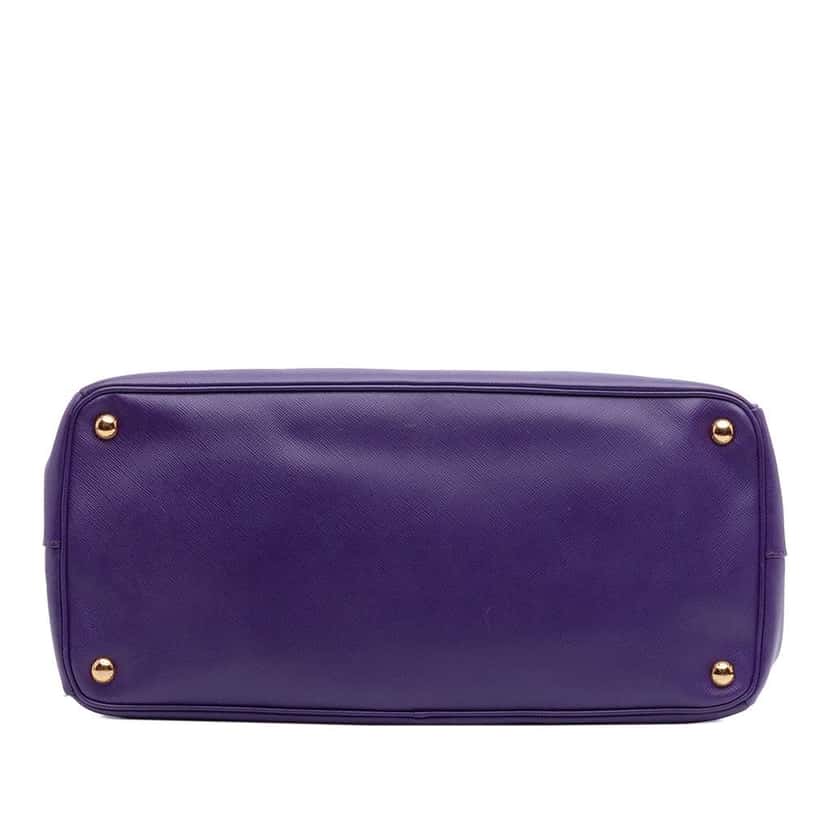 Prada Large Saffiano Lux Galleria Tote Purple Leather Very good condition - Inside View