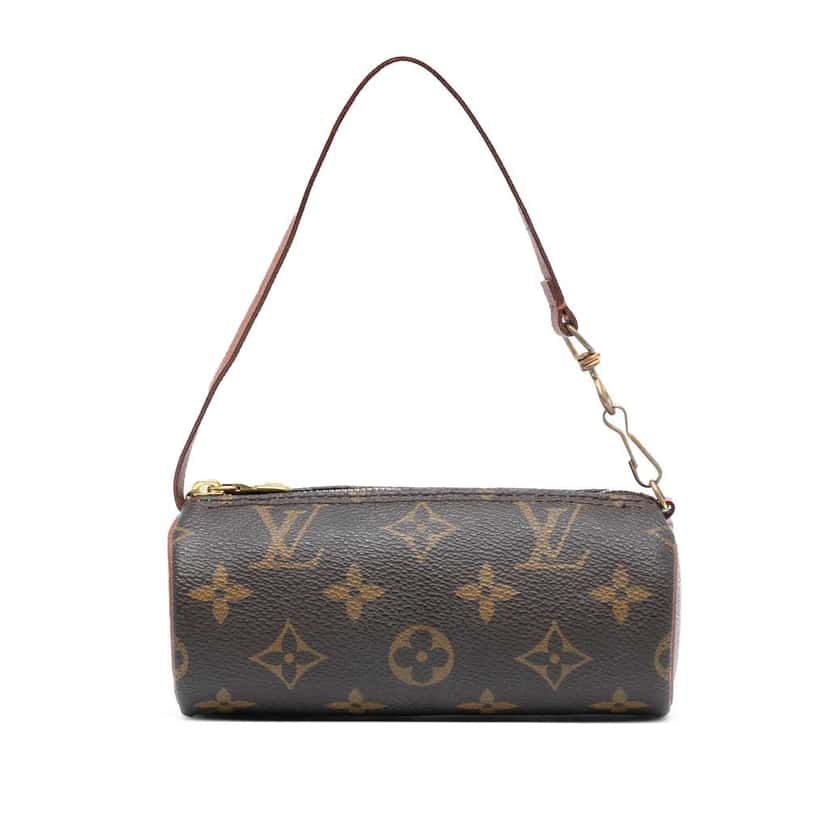 Louis Vuitton Monogram Papillon Pochette Brown Very good condition - Front View