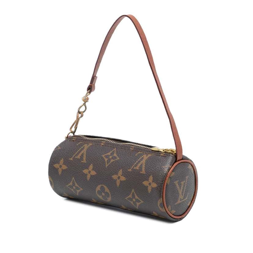Louis Vuitton Monogram Papillon Pochette Brown Very good condition - Back View