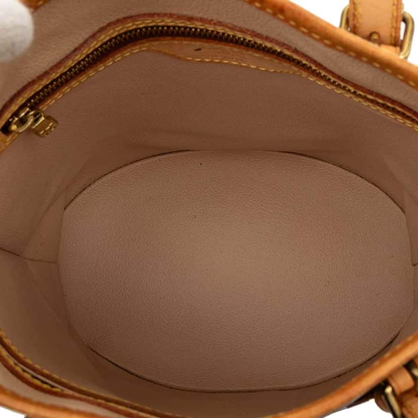Louis Vuitton Monogram Petit Bucket Brown Very good condition - Model View