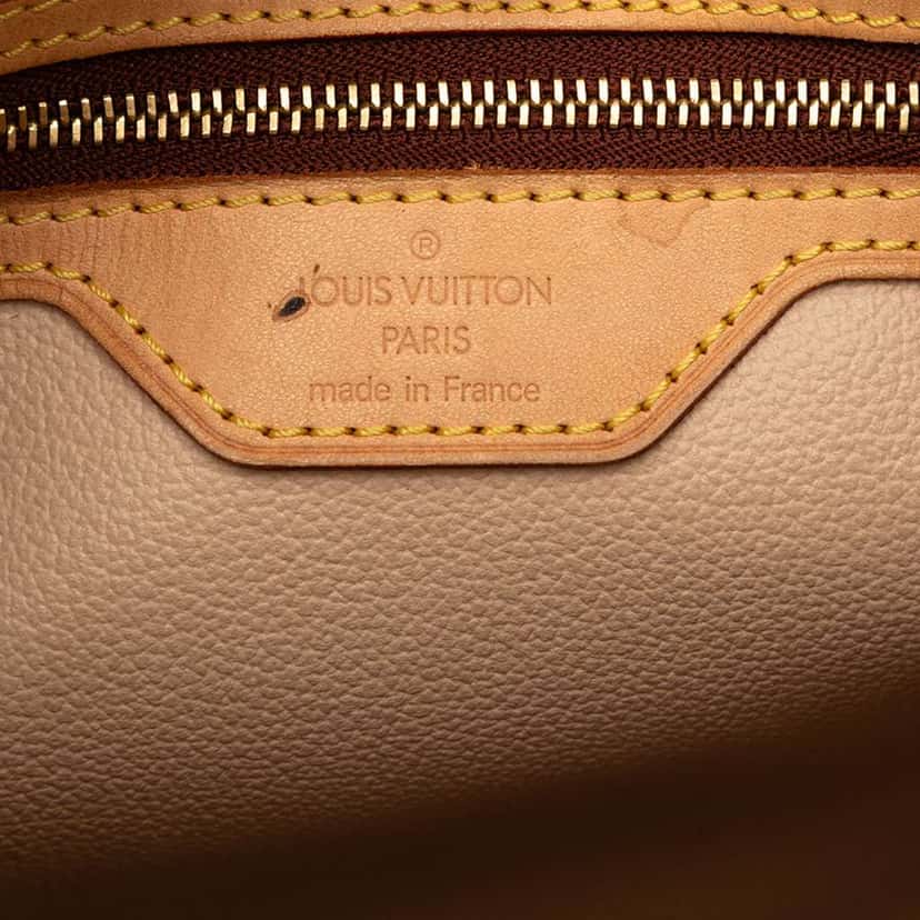 Louis Vuitton Monogram Petit Bucket Brown Very good condition - Box View