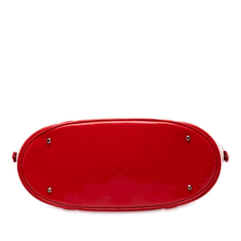 Dior Diorissimo Trotter Patent Tote Red Leather Very good condition - Inside View