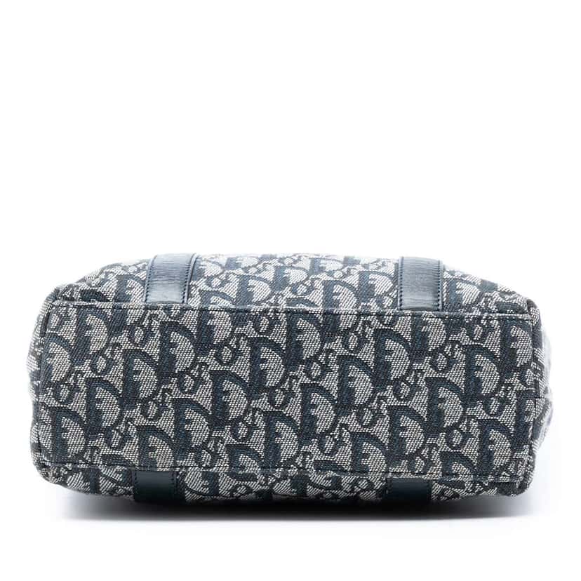 Dior Diorissimo Trotter Canvas Tote Blue Canvas Very good condition - Inside View