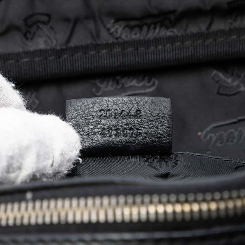 Gucci Guccissima Crossbody Black Leather Very good condition - Box View