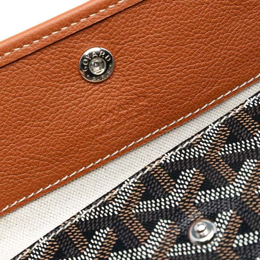 Goyard Goyardine Saint Louis PM Black Canvas Very good condition - Box View