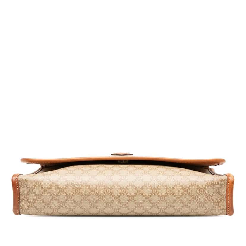 Celine Macadam Coated Canvas Crossbody Brown Canvas Very good condition - Inside View