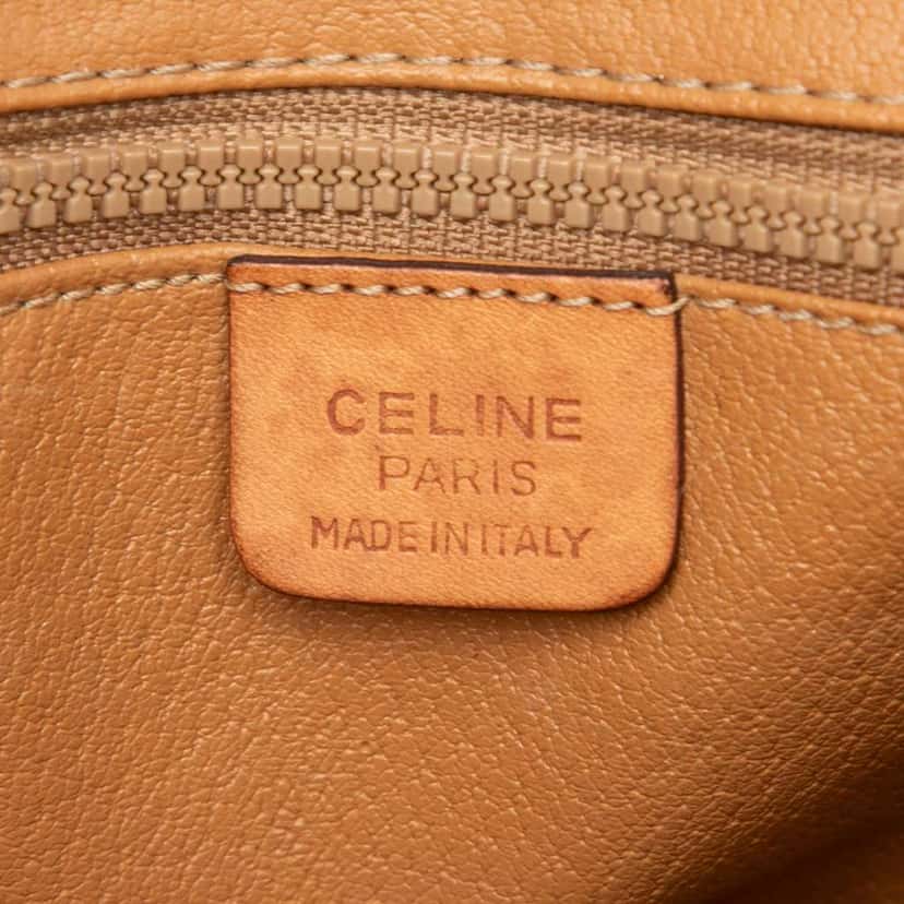 Celine Macadam Coated Canvas Crossbody Brown Canvas Very good condition - Box View