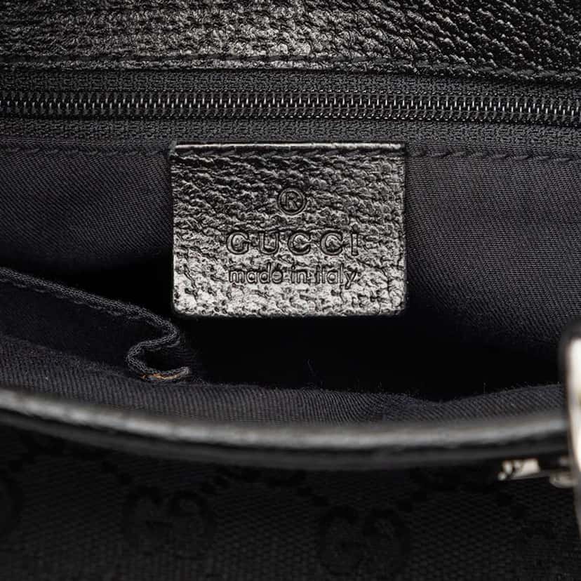 Gucci GG Canvas Eclipse Handbag Black Canvas Very good condition - Box View