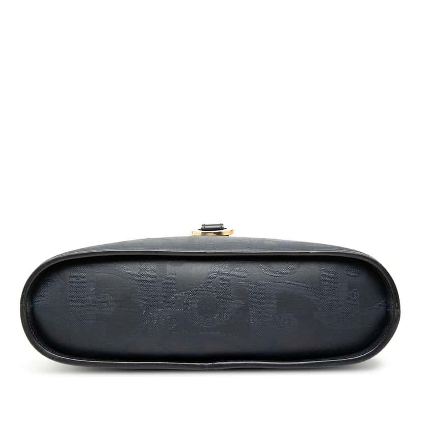 Dior Diorissimo Trotter Coated Canvas Handbag Blue Canvas Very good condition - Inside View