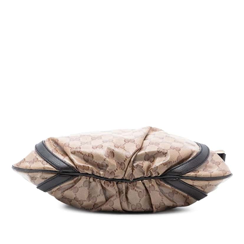 Gucci GG Crystal Abbey D Ring Crossbody Brown Canvas Very good condition - Inside View