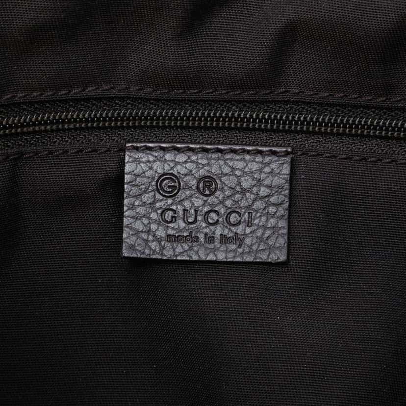 Gucci GG Crystal Abbey D Ring Crossbody Brown Canvas Very good condition - Box View