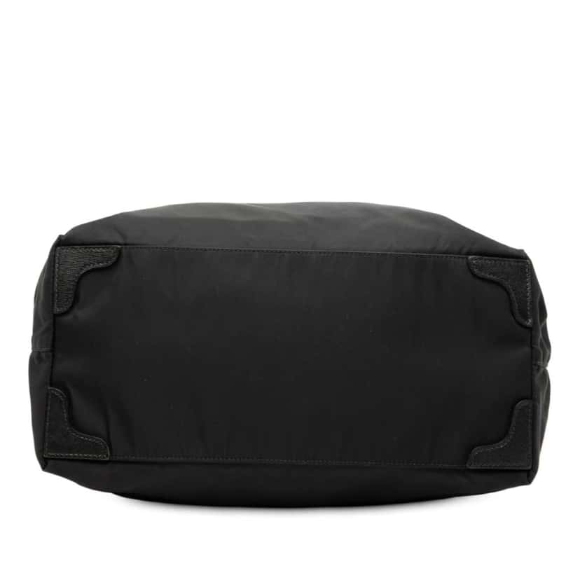 Prada Saffiano Trimmed Tessuto Tote Black Very good condition - Inside View