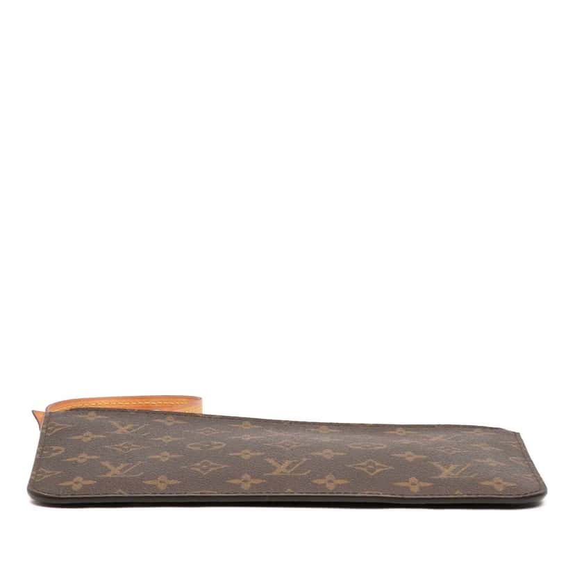 Louis Vuitton Monogram Neverfull MM Pouch Brown Very good condition - Inside View