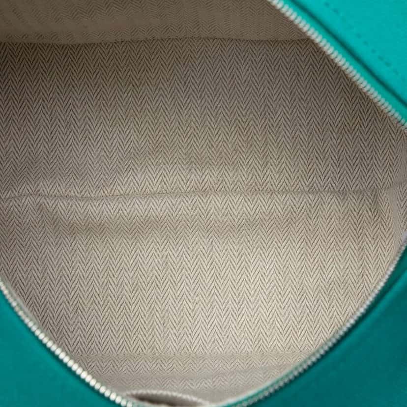 Hermès Small Canvas Bride A Brac Case Blue Canvas Very good condition - Model View