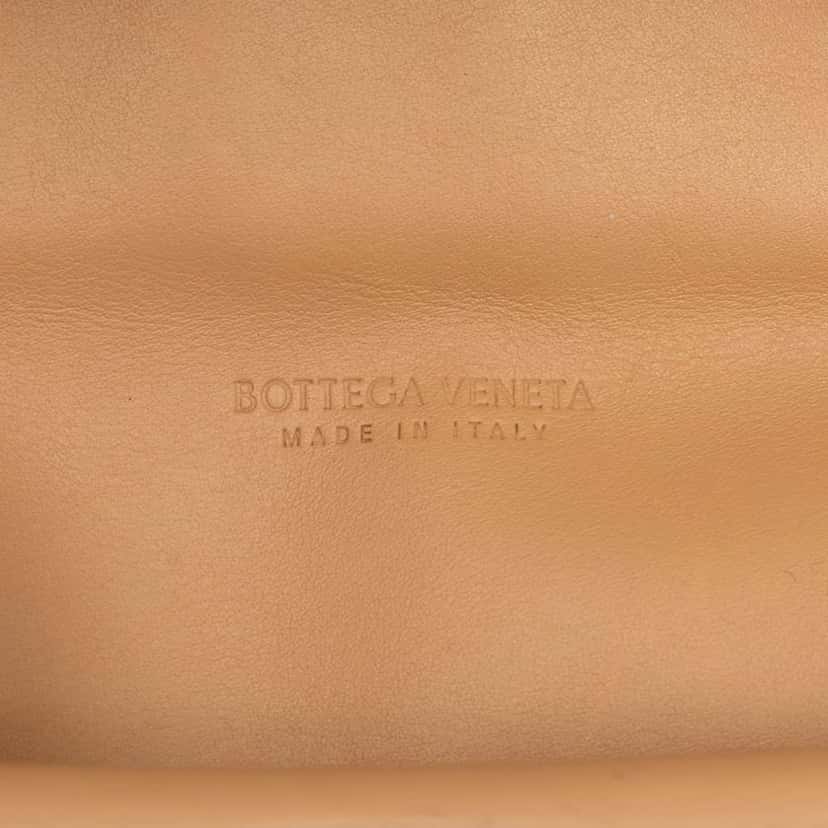 Bottega Veneta Lambskin Belt Chain Pouch Brown Leather Very good condition - Box View