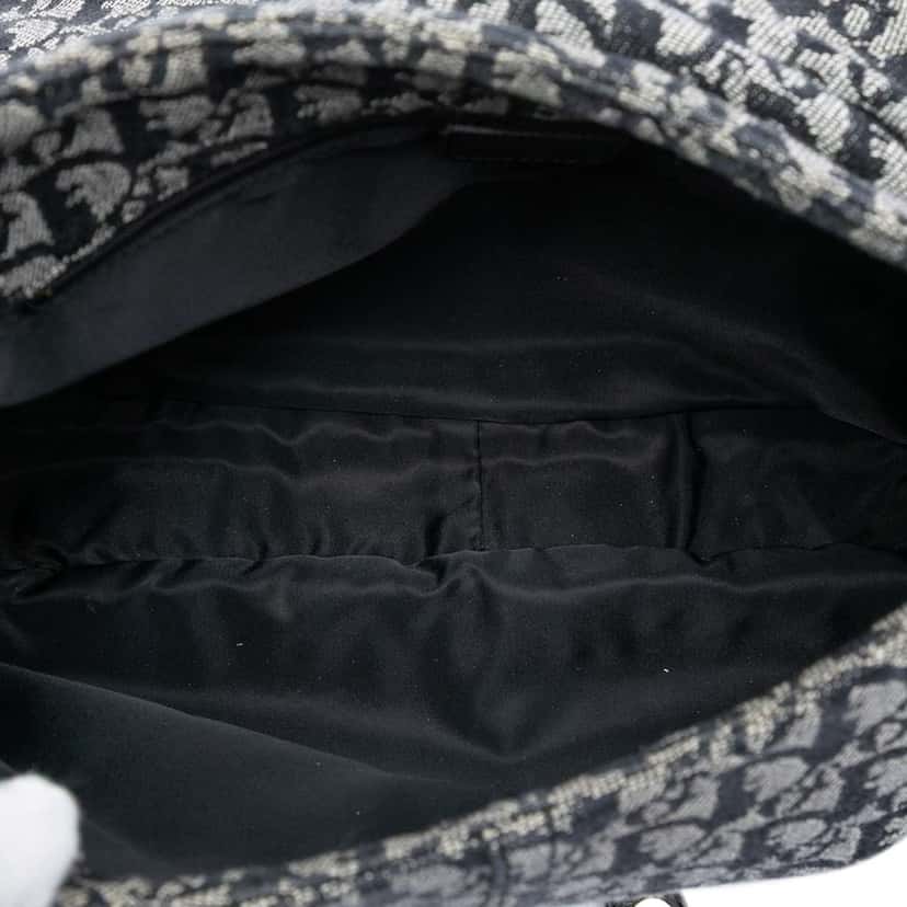 Dior Diorissimo Trotter Canvas Messenger Bag Black Canvas Very good condition - Model View