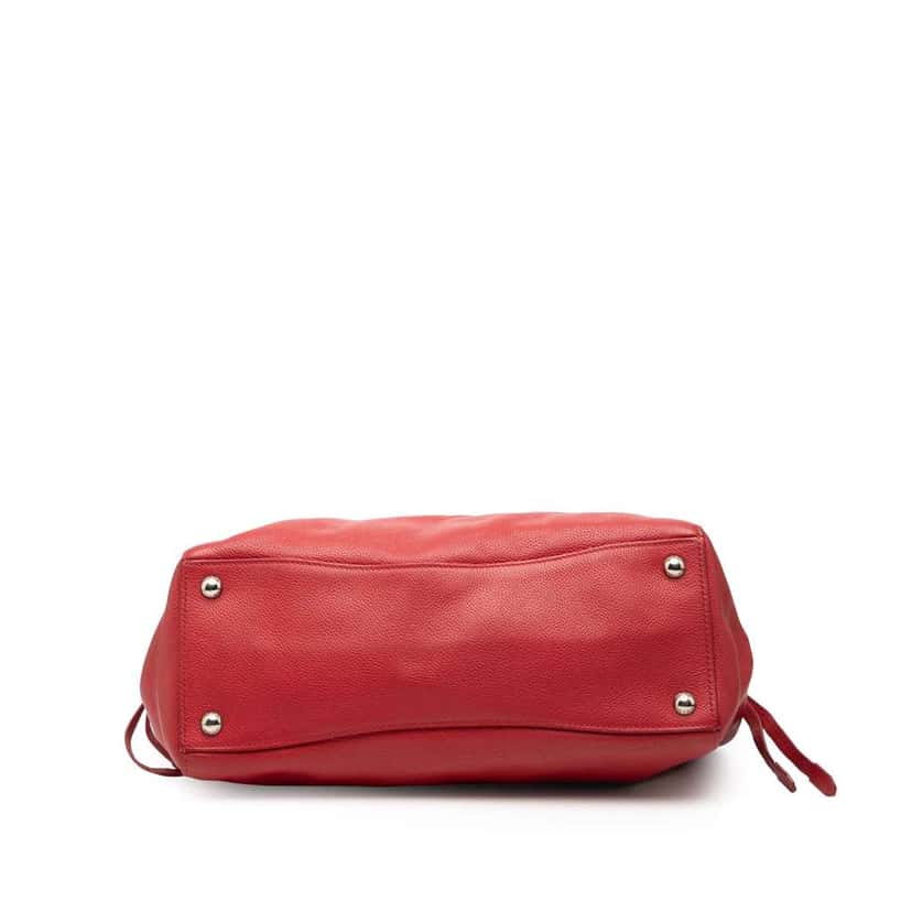 Prada Vitello Daino Tote Red Leather Very good condition - Inside View