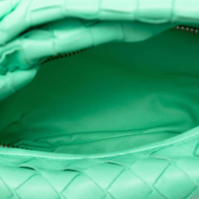 Bottega Veneta Mini Nappa Intrecciato Jodie Green Leather Very good condition - Model View