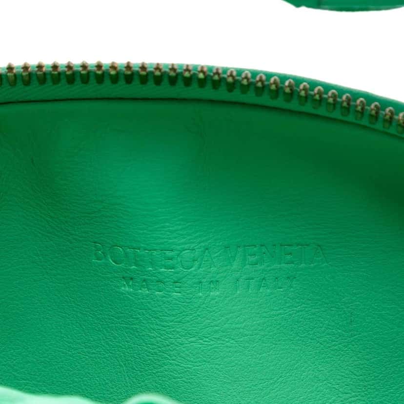 Bottega Veneta Mini Nappa Intrecciato Jodie Green Leather Very good condition - Box View