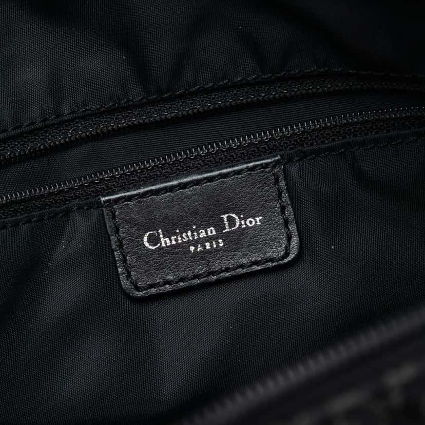 Dior Diorissimo Trotter Canvas Messenger Bag Black Canvas Very good condition - Box View
