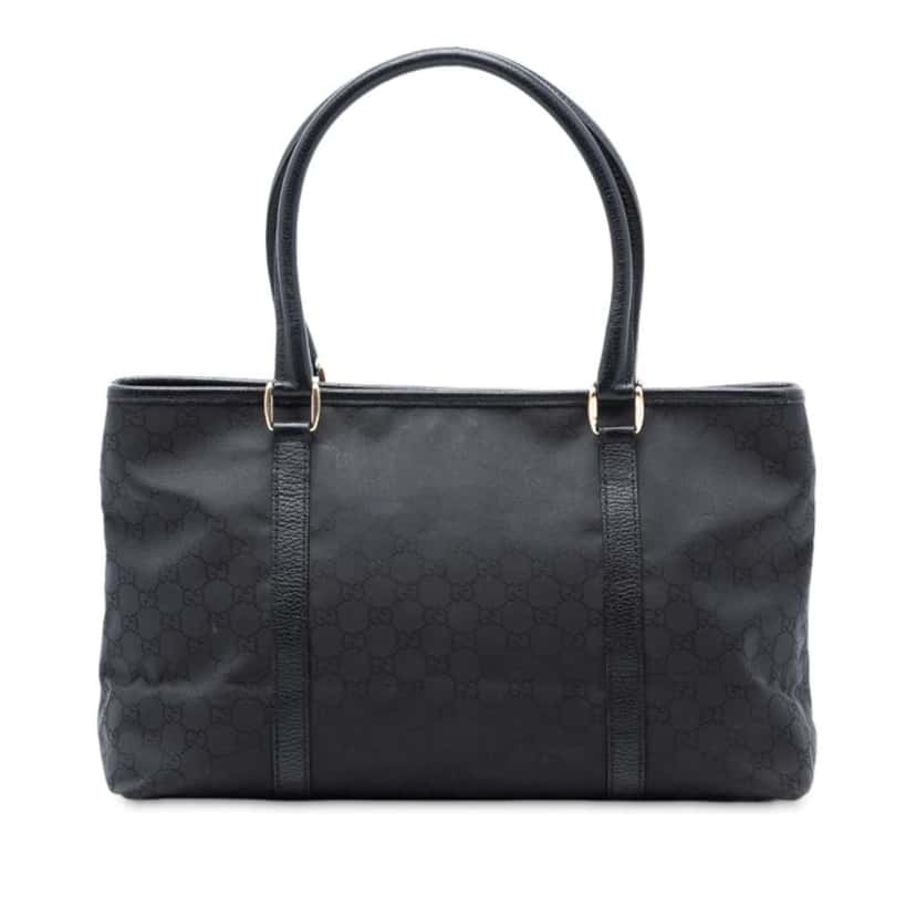 Gucci GG Canvas Tote Black Canvas Very good condition - Front View