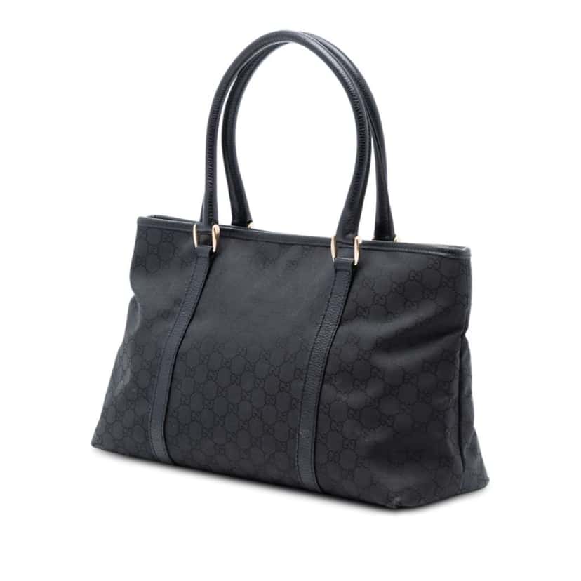 Gucci GG Canvas Tote Black Canvas Very good condition - Back View