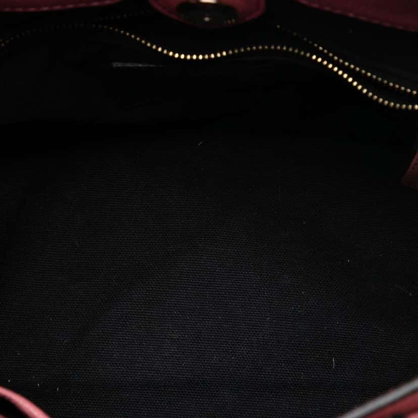 Burberry Small Grainy Calfskin and House Check Banner Satchel Pink Leather Very good condition - Model View