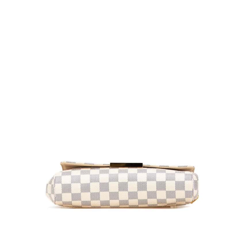 Louis Vuitton Damier Azur Favorite MM White Canvas Very good condition - Inside View