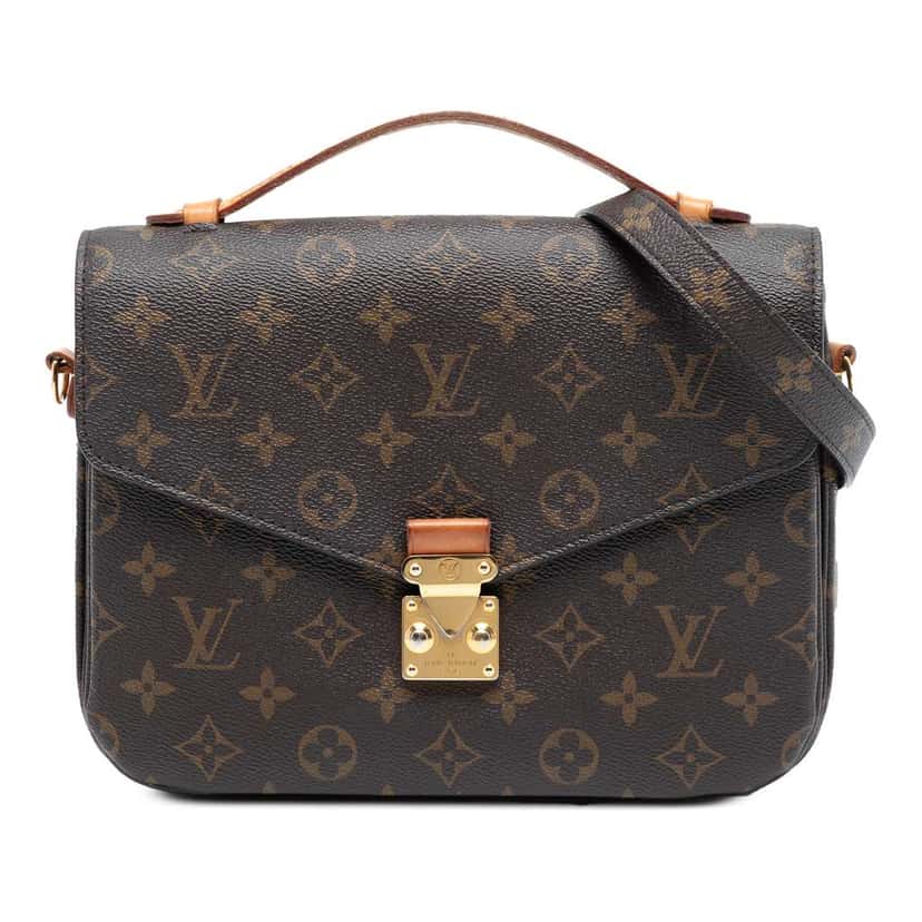 Louis Vuitton Monogram Pochette Metis Brown Very good condition - Front View