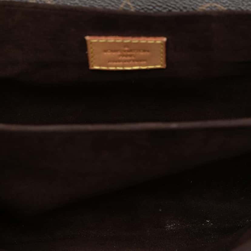 Louis Vuitton Monogram Pochette Metis Brown Very good condition - Model View
